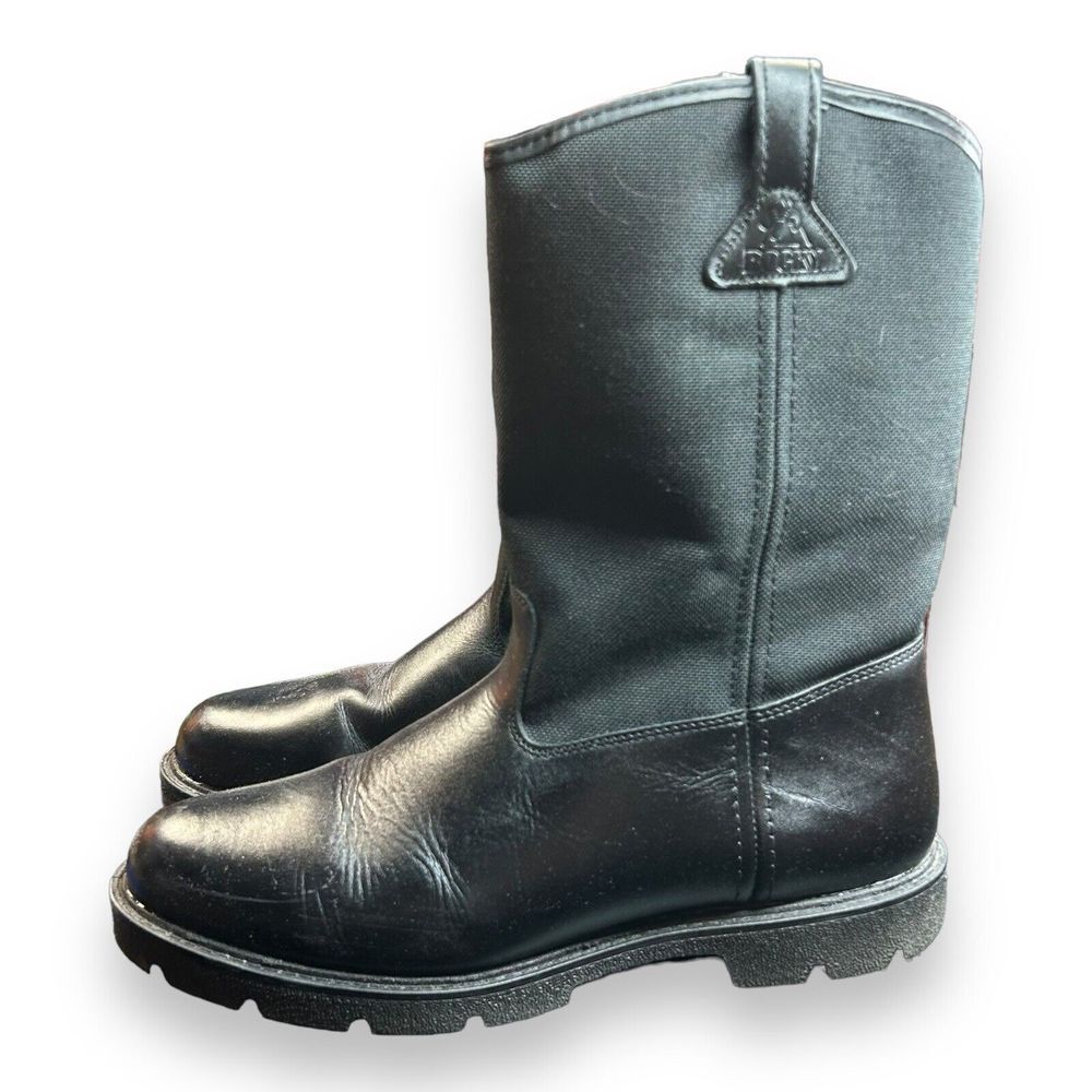 Rocky‎ Men's 10 Inch Pull-On 6300 Work Boot Size 14 MW